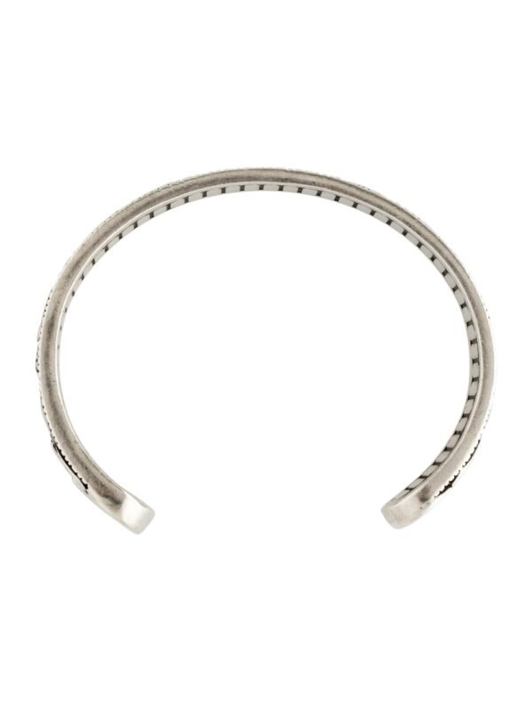 Leaf Motif Double G Cuff Bracelet