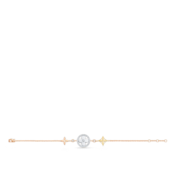 9D21C874-4DF4-811E-AEB9-B6F231BFD771.png Idylle Blossom XL Bracelet, 3 golds and diamonds