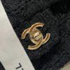Chanel Class-Flap Bag In Black Tweed 1112