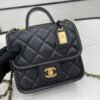 Chanel 22K Flap Bag Black For Women, Women&rsquo;s Bags 8.1in/20.5cm