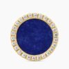 9E1EECC6-6012-6851-0BA4-B2384783A4B2.jpg Petite DY Elements® Stud Earrings 18K Yellow Gold with Lapis and Diamonds, 14mm