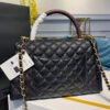Chanel Large Flap Bag With Top Handle Black For Women, Womens Handbags, Shoulder And Crossbody Bags 11in/28cm A92991