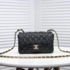 Chanel Mini Flap Bag Black For Women 7.8in/20cm A69900