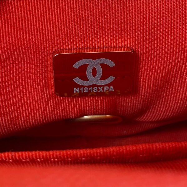 Chanel Mini Flap Bag With Top Handle Gold Hardware Red For Women, Women&rsquo;s Handbags, Shoulder Bags 7.9in/20cm AS2431