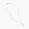 Solari Pendant Necklace 18K Yellow Gold with Pearl and Diamonds, 8mm