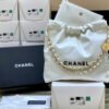 Chanel 22 Handbag White For Women 14.4in/37cm AS3261 B08038 10601