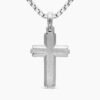 Cross Pendant Sterling Silver with Diamonds