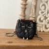 Chanel Mini Bucket Bag With Strap Black For Women, Women&rsquo;s Bags 4.9in/12.5cm
