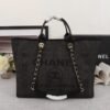 A163925D-510F-5E7C-45AC-7C87777B32C9.jpg CHANEL Woven Straw Raffia Striped Medium Deauville Tote
