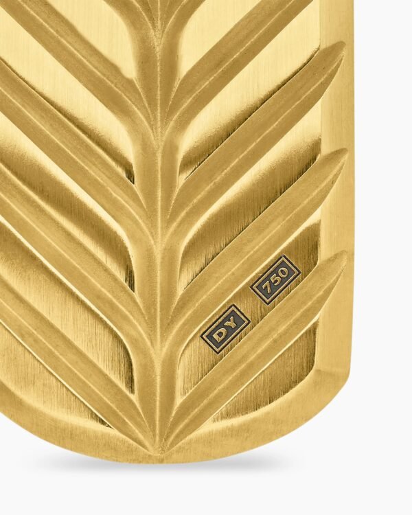 A2575101-5AB6-F286-EB42-DB195C850AC9.jpg Chevron Tag 18K Yellow Gold with Diamonds, 42mm