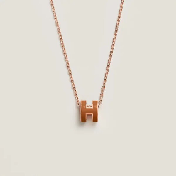 A29825B4-94FD-0910-5F4A-66408B70EF8F.jpg Mini Pop H pendant - Orange Soie
