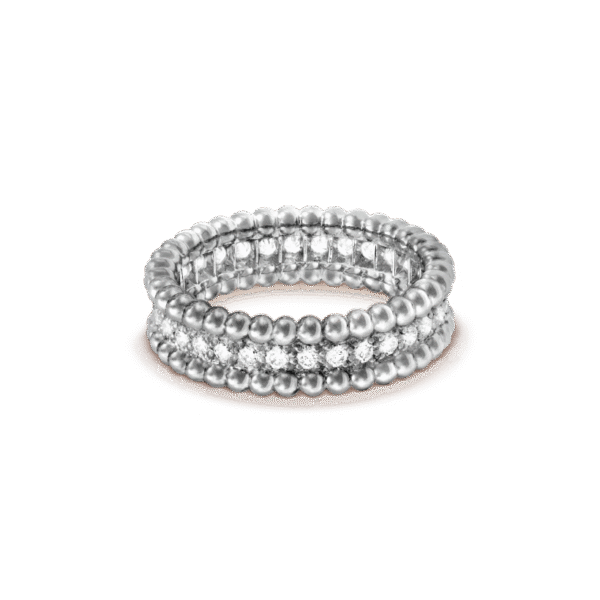 Perlee diamonds ring, 1 row
