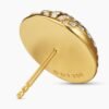 A3568D8D-2CF6-1F84-1B2E-402C01D29DFD.jpg Sculpted Cable Stud Earrings 18K Yellow Gold with Diamonds, 14mm