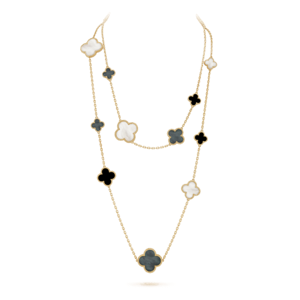 Magic Alhambra long necklace, 16 motifs