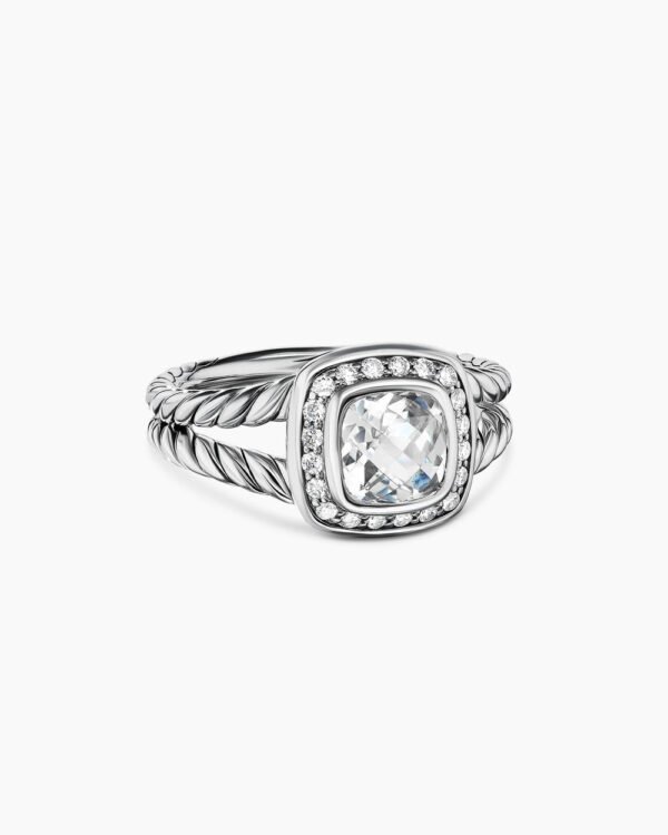 A3CA5DCD-6938-AF21-8222-16EA04D3342A.jpg Petite Albion Ring Sterling Silver with White Topaz and Diamonds, 7mm