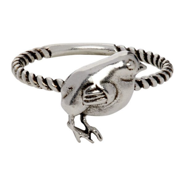 Chick Motif Ring in Silver - 6