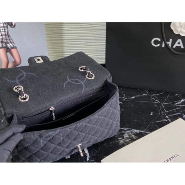 Chanel Denim Class-Flap Medium Bag As2071