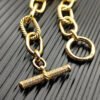 David Yurman  DY Madison Pav&eacute; Toggle Chain Bracelet in 18K Yellow Gold