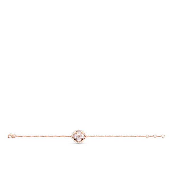 Idylle Blossom bracelet, 3 golds and diamonds