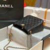 Chanel Hobo Handbag Black Bag For Women 16cm/6in