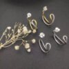 A704DEB4-3A87-8E25-B0E4-02262C31B691.jpg Crossover Hoop Earrings Sterling Silver with 18K Yellow Gold 33.7mm - Gold