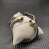 Classic Cablespira&reg; Bracelet Sterling Silver with 14K Yellow Gold,Prasiolite and Diamonds, 7mm