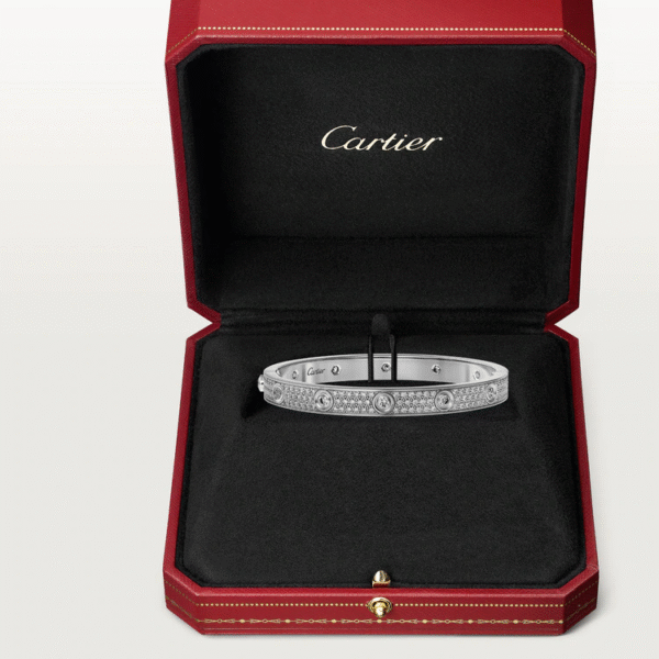 LOVE BRACELET, DIAMOND-PAVED