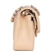 A8BAC13A-B20E-B0CA-24D3-95C9E90BE4BB.jpg Small Classic Double Flap Beige Lambskin Silver Hardware