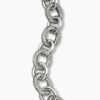 Oval Link Chain Bracelet Sterling Silver - 19CM