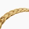 Chevron Cuff Bracelet 18K Yellow Gold, 9mm