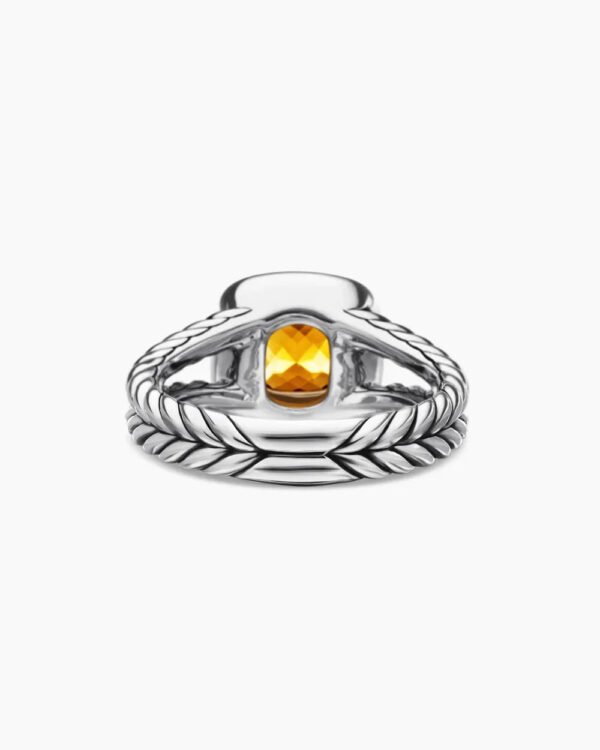 AAF04EE8-A99E-DA9E-13D7-F13FF7A798D0.jpg Petite Albion® Ring Sterling Silver with Citrine and Diamonds - 6