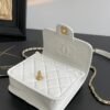 Chanel Small Flap Bag With Top Handle White For Women, Women&rsquo;s Bags 8.1in/20.5cm