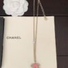 Pink Double C Necklace