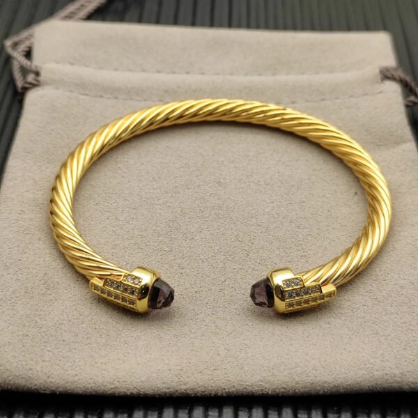 ABC37A09-9956-F3BE-E96D-0A7F7E43E54C.jpg Cable Bracelet with Amethyst & Diamond Accents 5mm