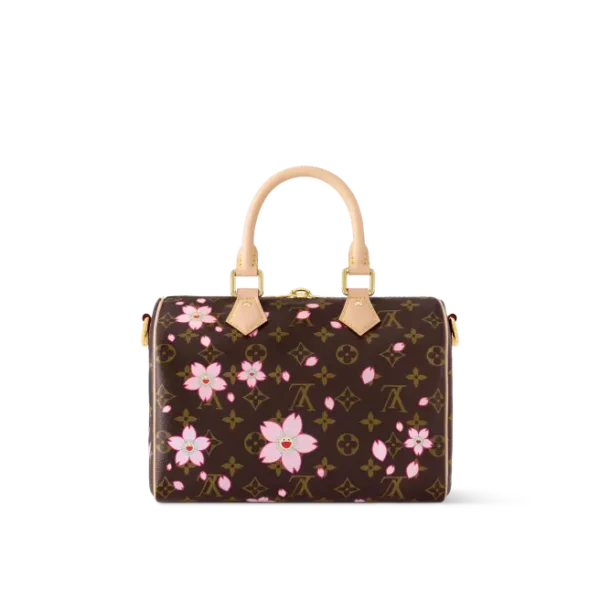 AC3199EE-8B41-12AF-A464-F4574967DBFD.webp Louis Vuitton LV X TM Monogram Cherry Blossom Speedy Bandoulière 25 M14174