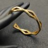 ACBC554E-E8AE-4D43-D103-7DA3A8CC635D.jpg Zig Zag Stax??Two Row Cuff Bracelet Sterling gold with Diamonds, 13mm