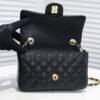 Chanel Mini Flap Bag Black For Women 7.8in/20cm A69900