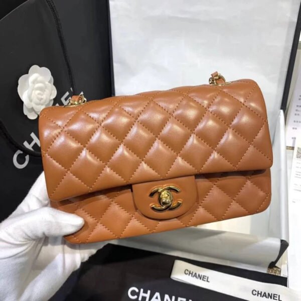 Chanel Lambskin 20Cm Class-Flap Bag 1116