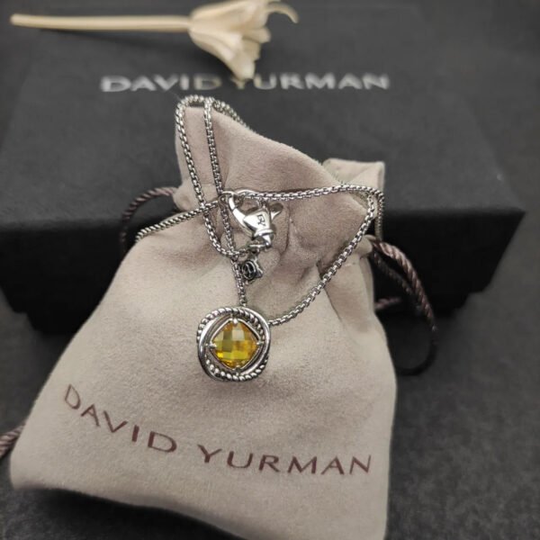 AEB27060-8ED5-7663-CB6F-1858E1D80CAF.jpg Petite Chatelaine® Necklace Sterling Silver with Citrine, 10mm