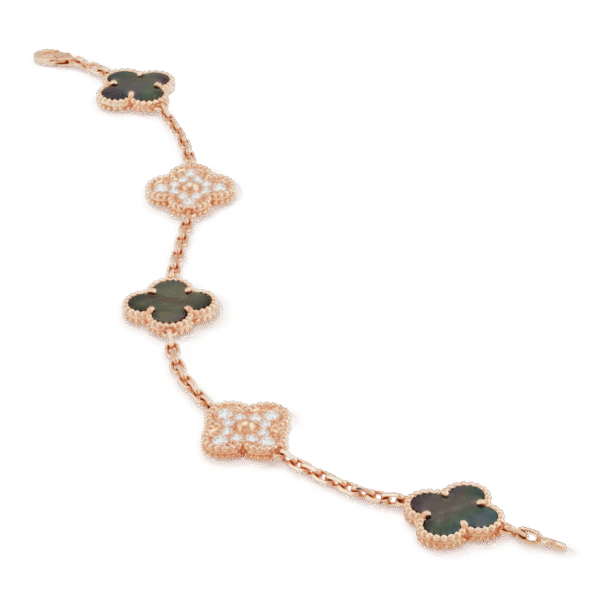 Vintage Alhambra bracelet, 5 motifs