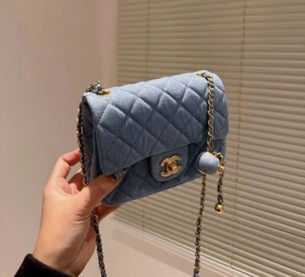 Chanel Velvet With Strass Charm Strap As1786 Mini Flap Bag