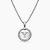 B0780EBB-4FE7-D4B1-1687-96C9DFED5A83.jpg Initial Charm Necklace Sterling Silver with Diamond Y