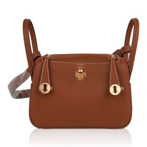B14B89CE-343E-ABC3-BB18-B349B9FC3481.jpg Mini Lindy 20 Bag Gold Clemence Leather with Gold Hardware