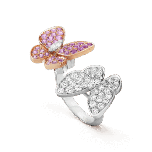 Two Butterfly Between the Finger ring