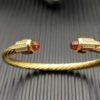 B2548B97-3F72-DB4E-D1C6-30C228C2B1C3.jpg Cable Bracelet with Champagne Diamonds & Diamond Accents 5mm