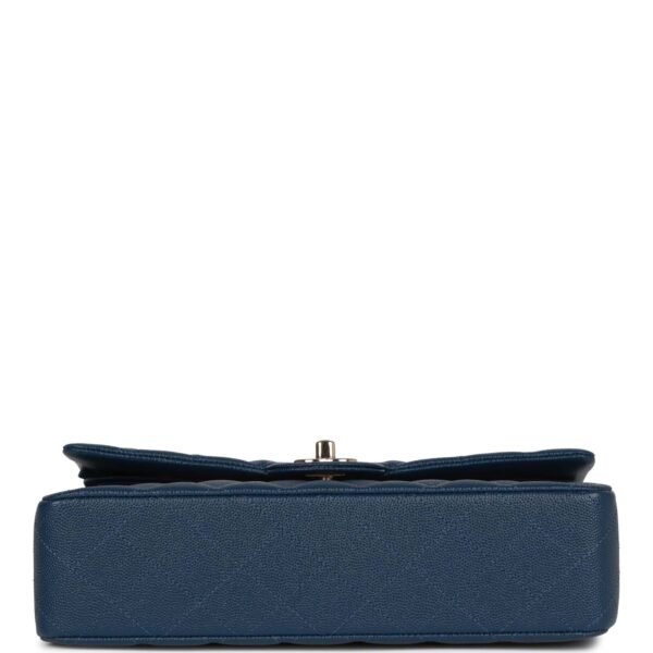 B27BFECD-445A-B45F-51EC-376361DD042D.jpg Medium Classic Double Flap Bag Blue Caviar Light Gold Hardware