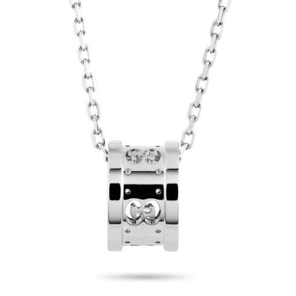 B348F898-B948-061B-19A0-EAEE404C6BBB.jpg Icon Twirl 18 Karat White Gold Pendant Necklace