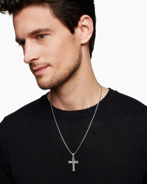 B3D91E6D-9A86-E015-5AC5-B3B37C1ABC44.jpg Chevron Cross Pendant Sterling Silver