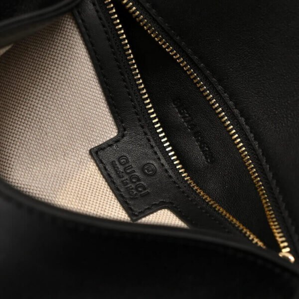 Gucci Blondie Leather Top Handle Black 27x17cm