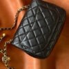 Chanel Classic Bag Black For Women, Women&rsquo;s Bags 7.1in/18cm